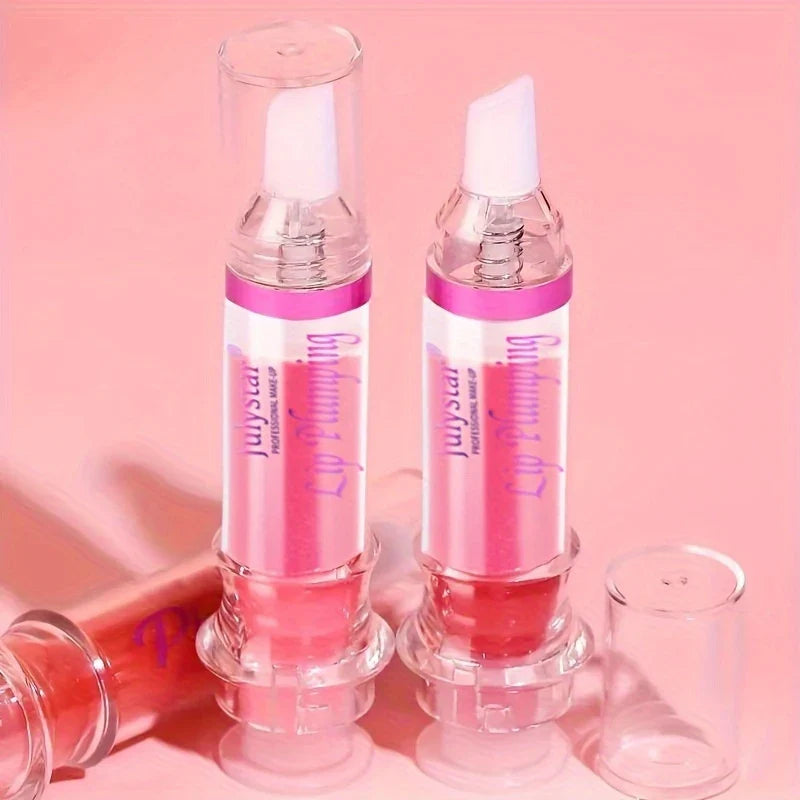 2-Pack Pearlescent Lip Oil Gloss – Moisturizing Glitter Glaze