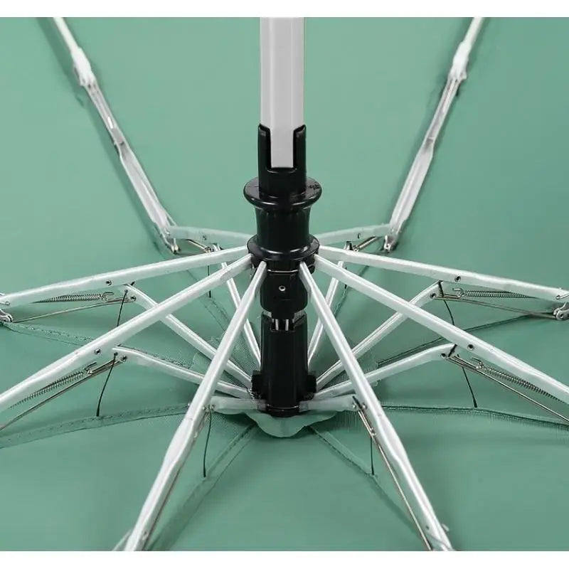 Mini Fully Automatic Umbrella UV Resistant Vinyl Sunshade Portable 5