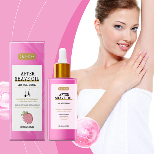 Strawberry Aftershave Body Oil 40ml | Moisturizing & Soothing