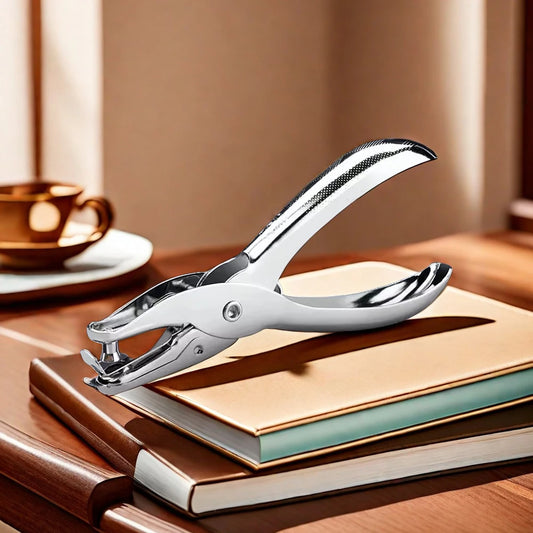 Metal Drilling Machine Single Hole Pliers Punching Paper Cards Peaceful Pleasures Health and Wellness