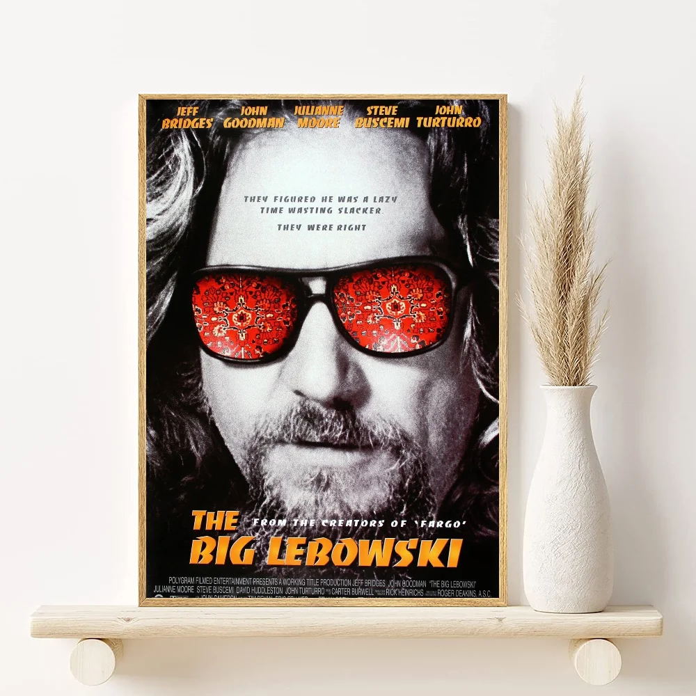 Movie HD The Big Lebowski Poster HD art sticky wall waterproof home living room bedroom bar aesthetic decoration Peaceful Pleasures Health and Wellness z1 40X50cmNoframe
