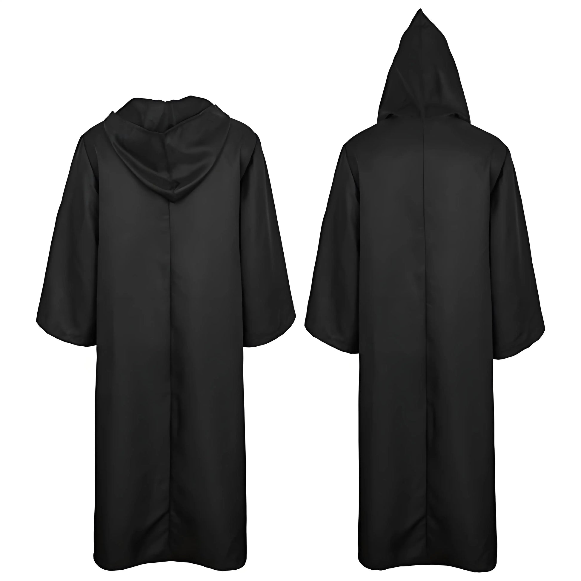 Black Cape Cloak Warrior Costume for Adults Vampire Cape with Hood Adult Halloween Cosplay Vampire Christmas Costume Robe Cape Peaceful Pleasures Health and Wellness