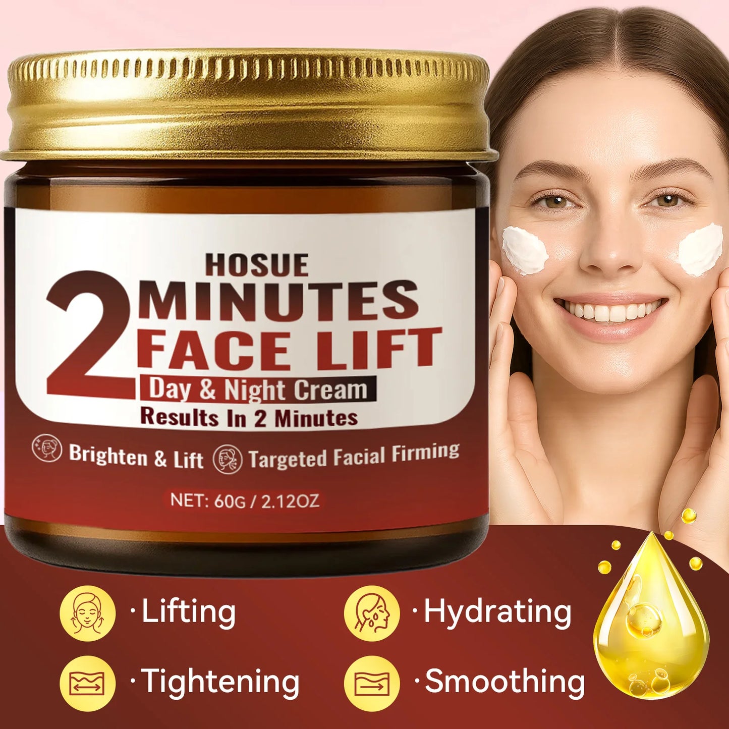 Retinol & Hyaluronic Acid Firming Day & Night Face Cream 60g
