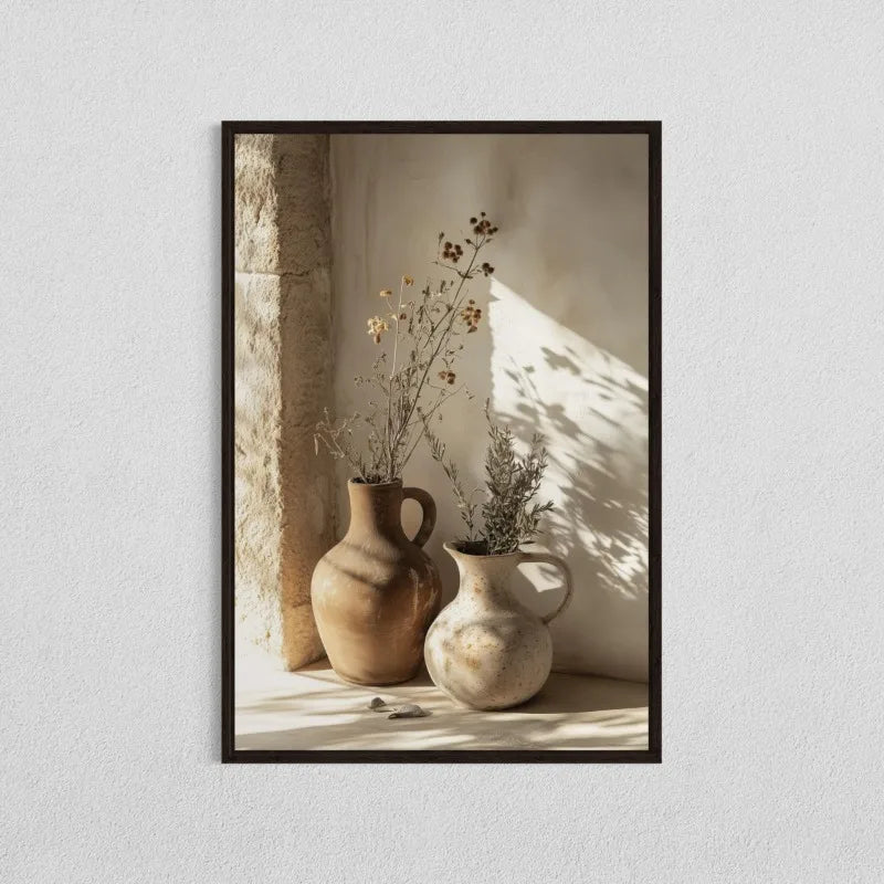 Minimalist Olive Tree Canvas Wall Art | Mediterranean Decor