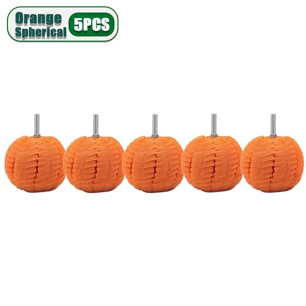 Car Wheel Hub Polishing Sponge Cone – Rim Cleaner Tool