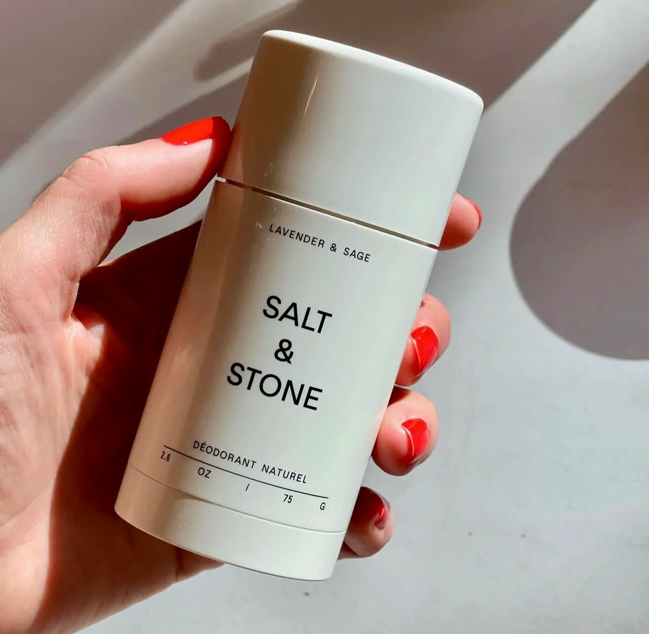 SALT& STONE Brand Deodorant Black Rose Oud Neroli Basil Eliminate Body Odors Fragrance Blam Stick Unisex Natural Plant Deodorant Peaceful Pleasures Health and Wellness