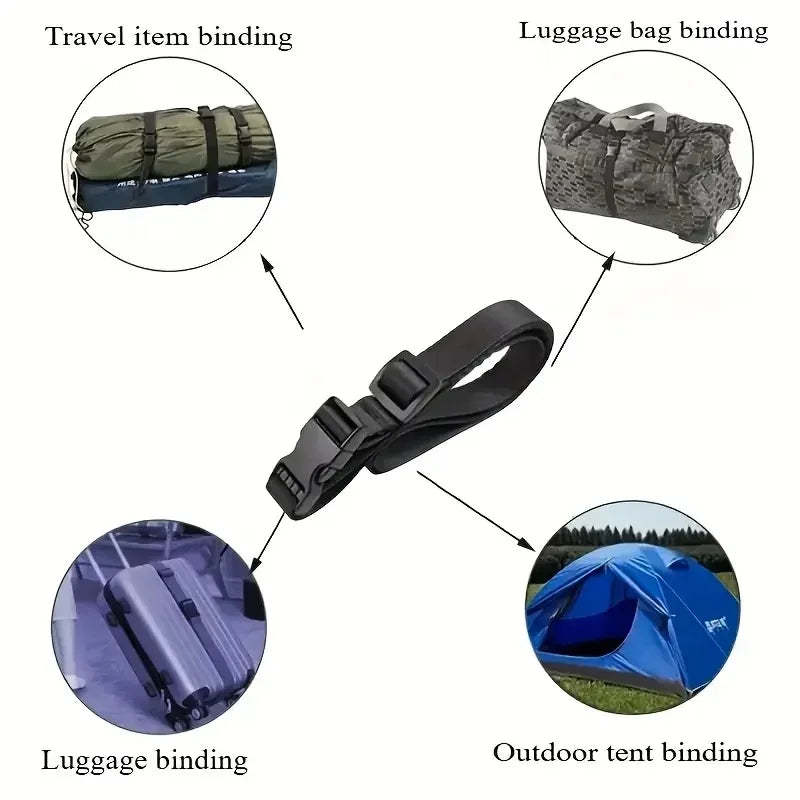 Utility Straps Quick Release Buckle Nylon Backpack Accessory Sleeping