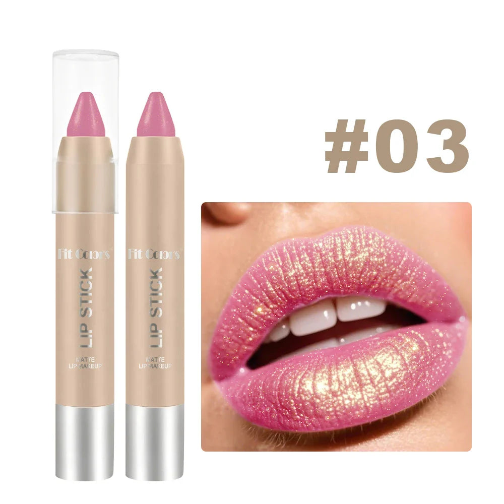 Fit Colors Metallic Pearl Lipstick – Waterproof & Volumizing