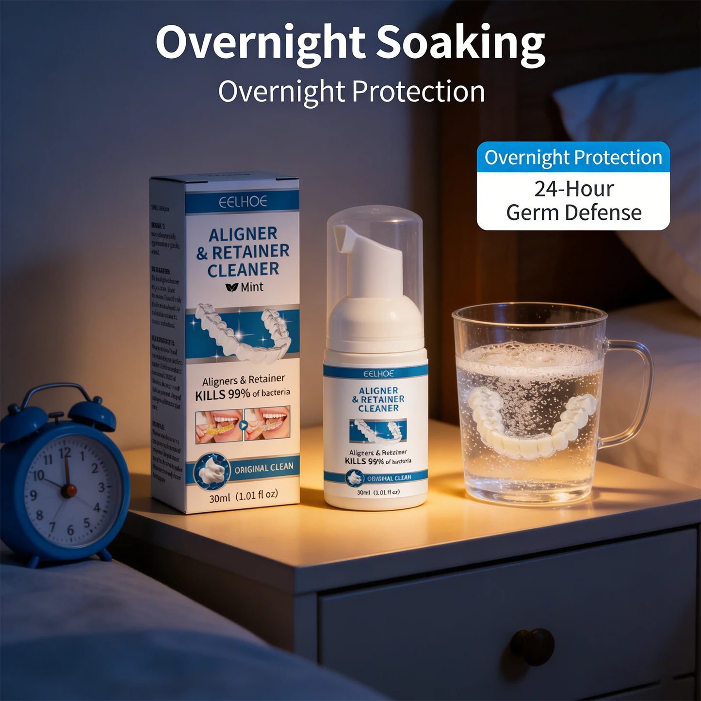 Denture Cleaner Effectively Remove Stains Eliminate Odors Reduce Bacterial Growth Fresh Mint Oral Care Whitening Denture Cleaner Peaceful Pleasures Health and Wellness