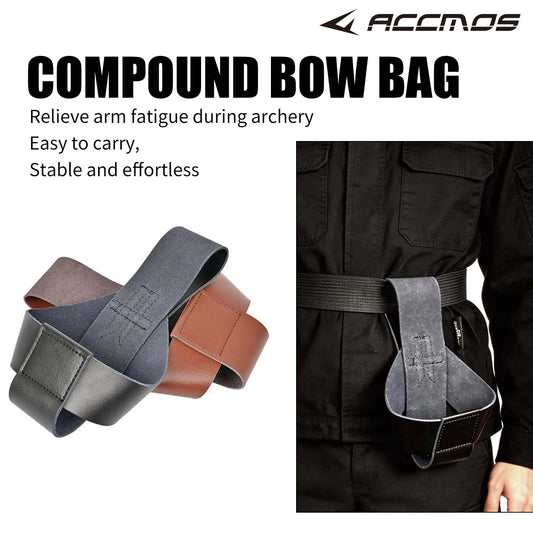 Archery Compound Bow Waist Rest Hanging Carry Strap Holder Shooting Peaceful Pleasures Health and Wellness
