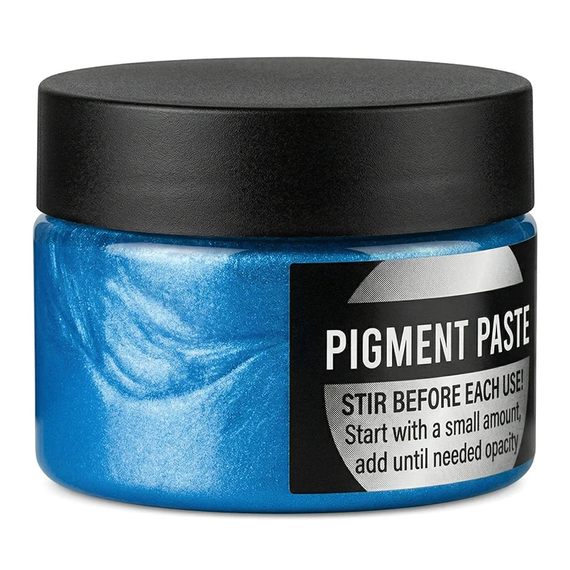 50g Shimmer Metallic Blue-Green Pearl Pigment – Pearlescent Colorant for UV Resin, Epoxy & DIY Jewelry Making