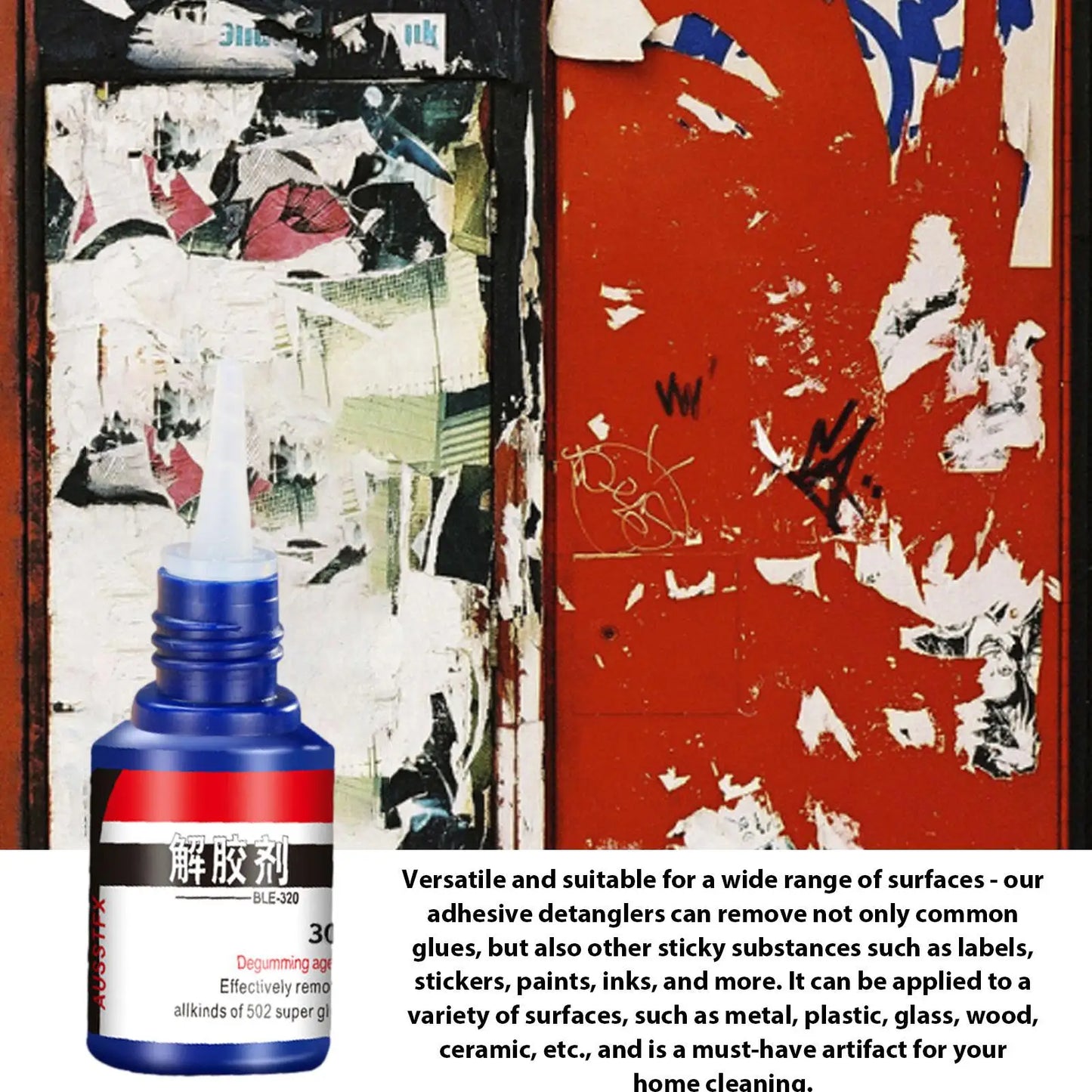 Super Glue Debonder Gel Adhesive Remover – 30g Bottle