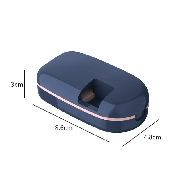 Portable Pill Splitter & Cutter with Storage Case | Precise Dosing