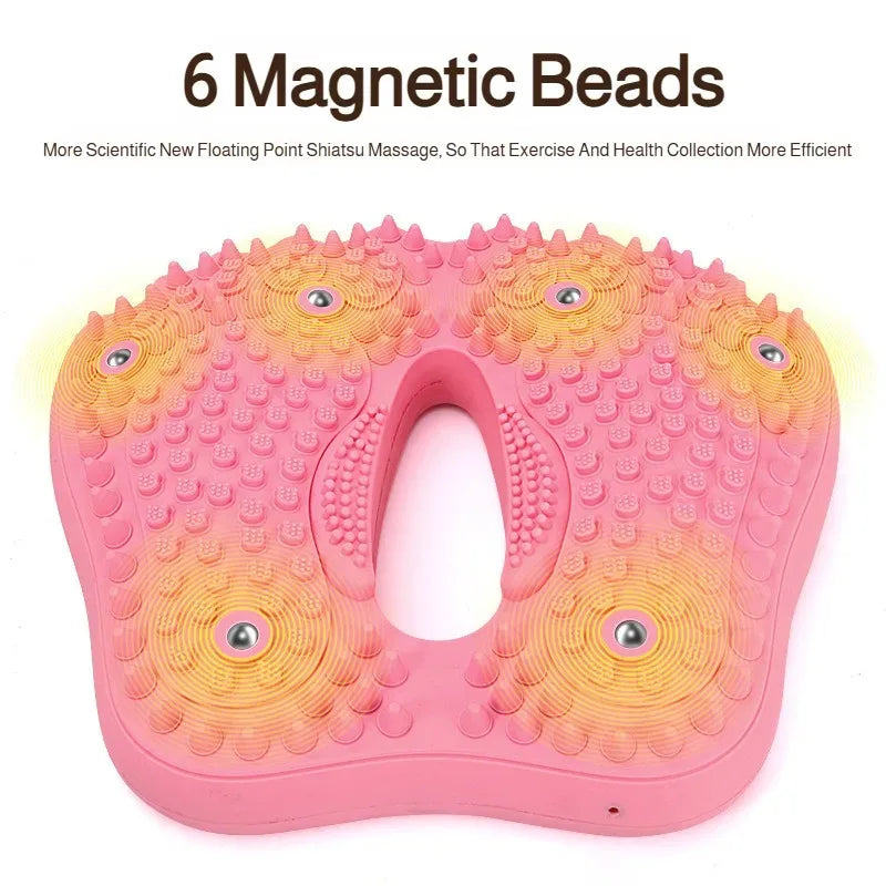 Household Inflatable Foot Massager Anti-slip Magnet Stone Stepper Pad Pressure Points in Situ Sports Fitness Equipment Peaceful Pleasures Health and Wellness