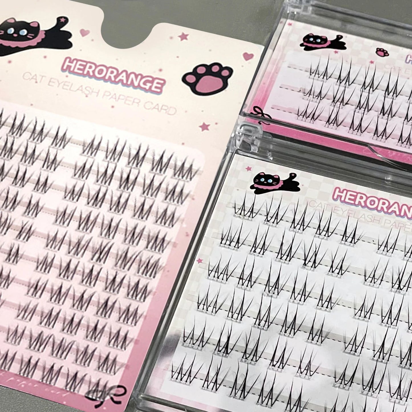 Natural Black Long-lasting Girl Group Fake Lashes 3D Diy Wispy Fluffy Eyelash Extension Perfect Enlarge Your Eyes Makeup Tools Peaceful Pleasures Health and Wellness