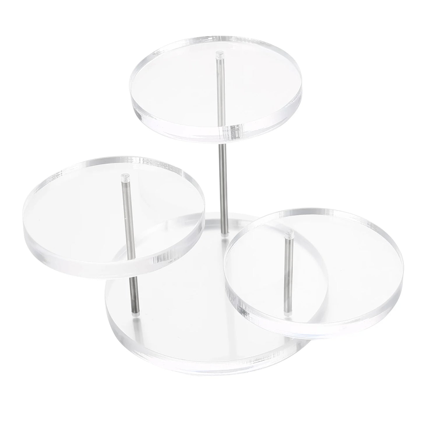 Multi-Layer Cupcake Stands Round Pastry Cake Rack Holder Tray for Baby Shower Wedding Birthday Decoration Cake Stand gass Peaceful Pleasures Health and Wellness