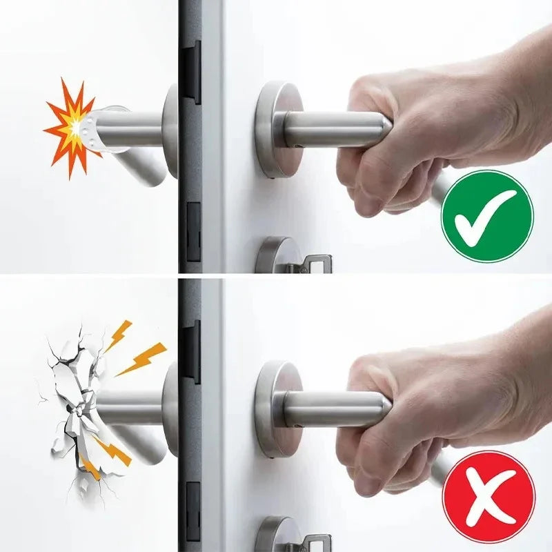 Silicone Door Handle Buffer Bumper Pads – Wall Protectors Door Handle Bumpers Peaceful Pleasures Health and Wellness
