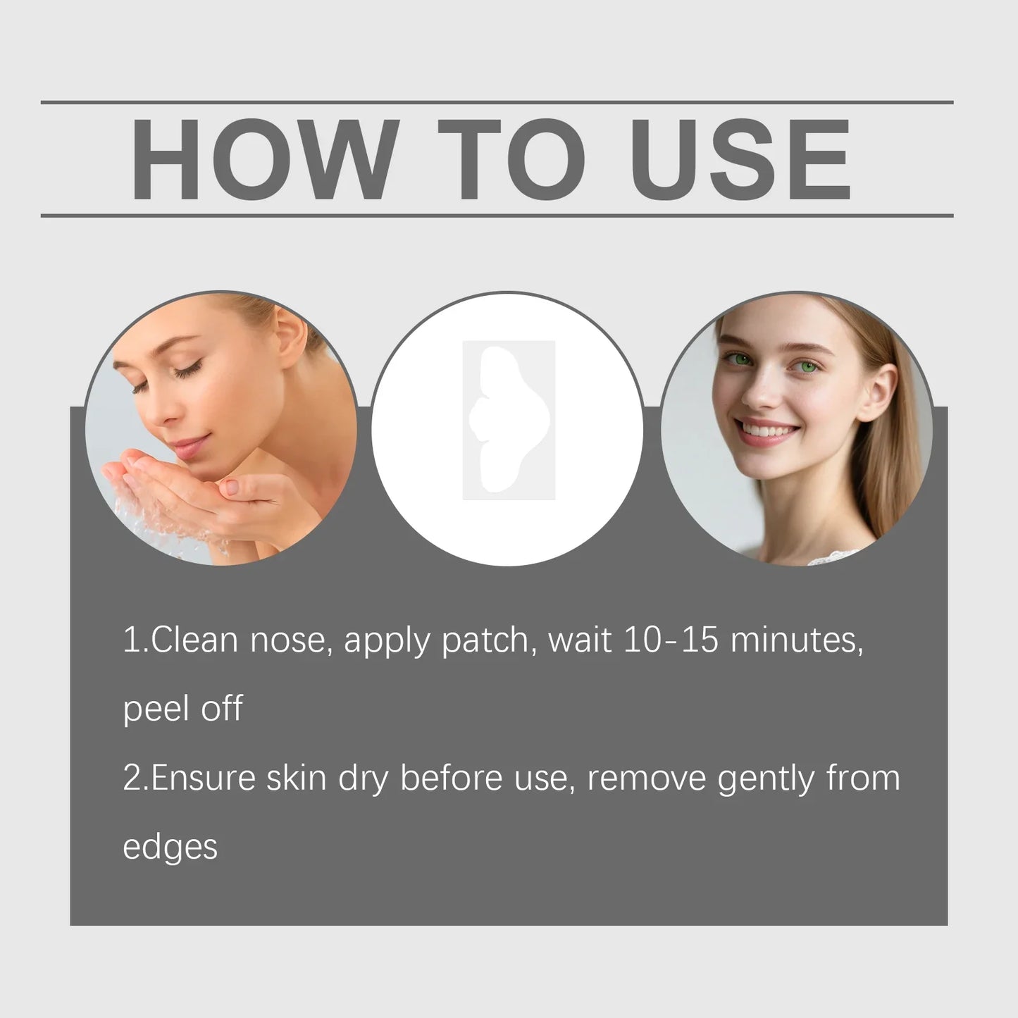 Pore-Cleansing Nose Strips – Exfoliating & Oil-Control Mask