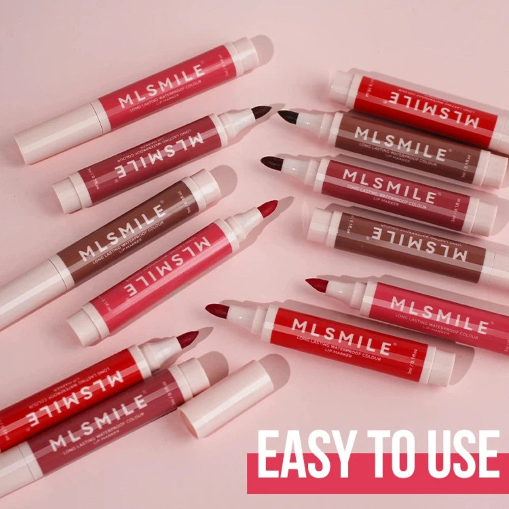 Nude Brown Matte Lip Liner Pen – Waterproof & Long-Lasting