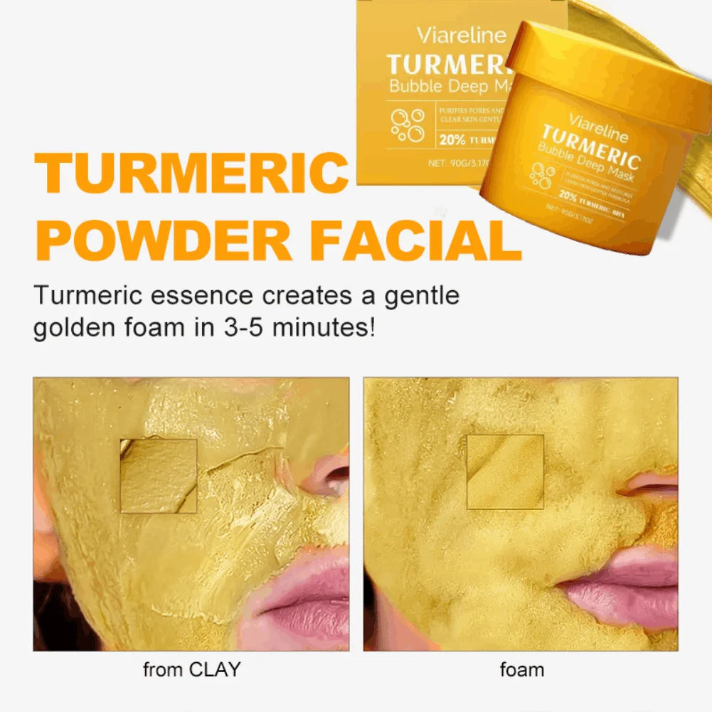 Holy Basil & Turmeric Bubble Mask | Deep Pore Cleansing 90g