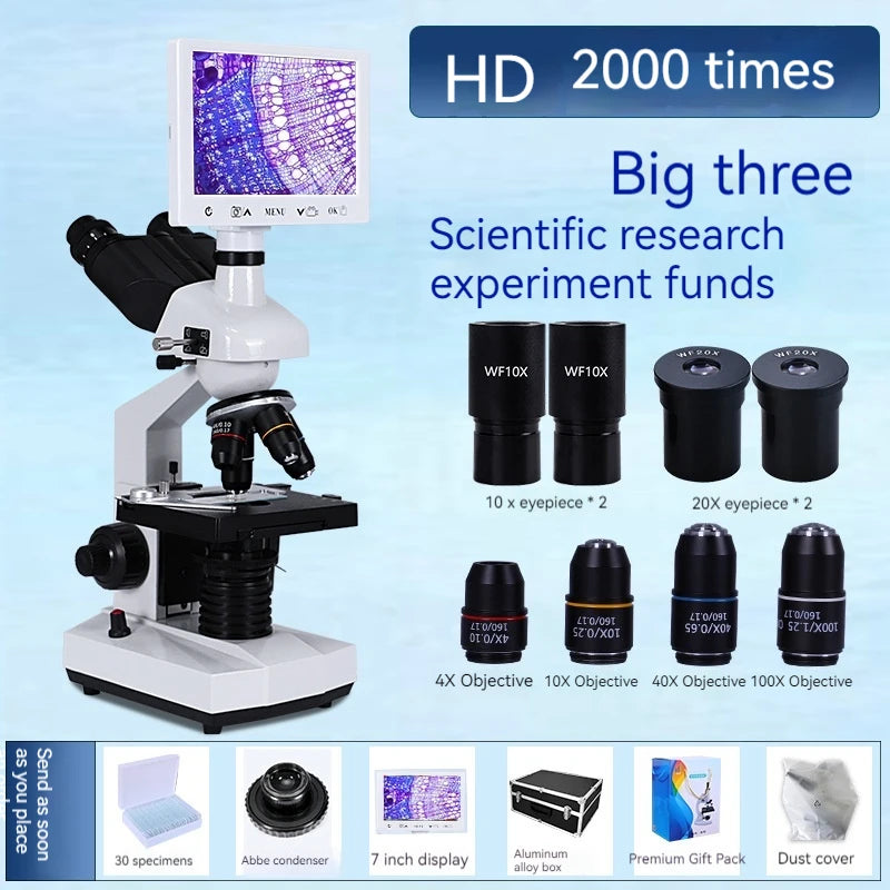 Binocular Electron Microscope Laboratory Research Microscope Maintenance Beauty Electronic Magnifying Glass Peaceful Pleasures Health and Wellness 10