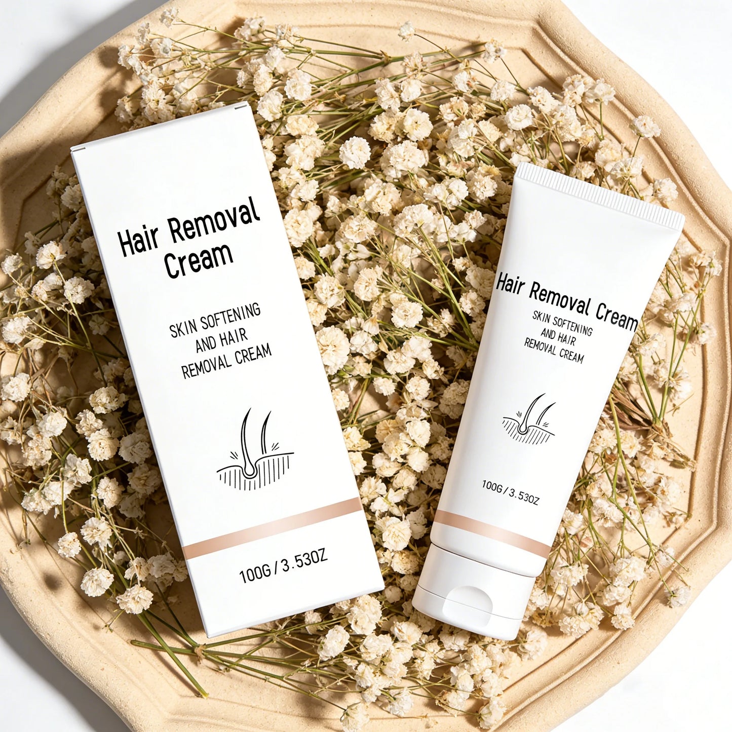 Painless Hair Removal Cream for Sensitive Skin | Body & Private Areas