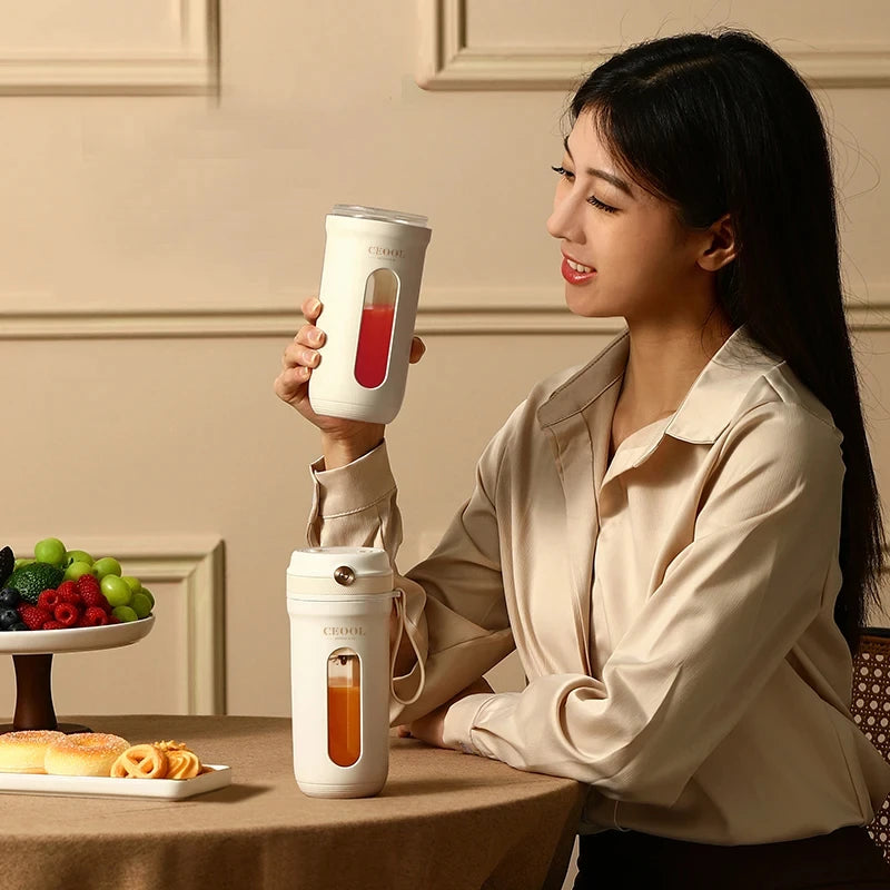 Z30 USB Electric Portable Fruit Blender 350ML Charging Small Quality Home Mini Multi functional Fruit and Vegetable Juice Cup Peaceful Pleasures Health and Wellness
