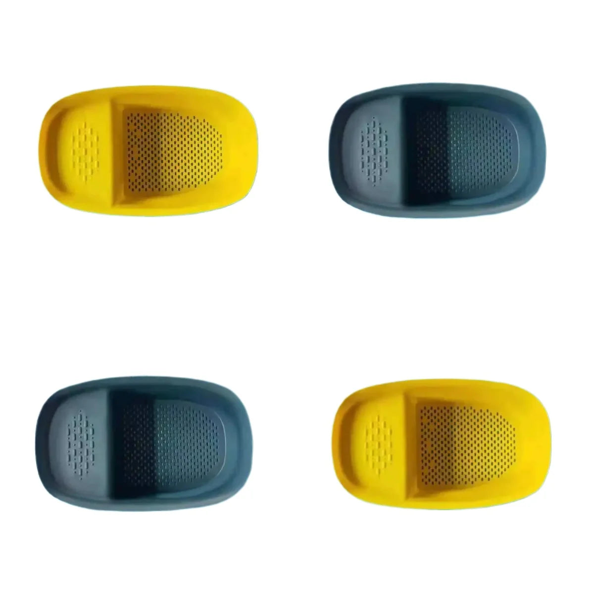 1pc-2pcs Collapsible Colander Kitchen Accessories Extendable Strainer Fruits Vegetables Noodle Drain Basket Drainer Over Sink Peaceful Pleasures Health and Wellness 2 yellow 2 blue
