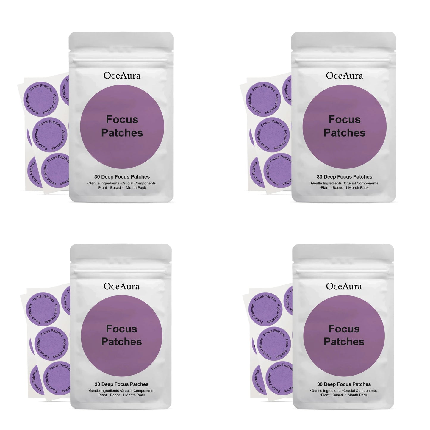 OceAura Slimming Patches – Belly Toning & Detox 30 ct