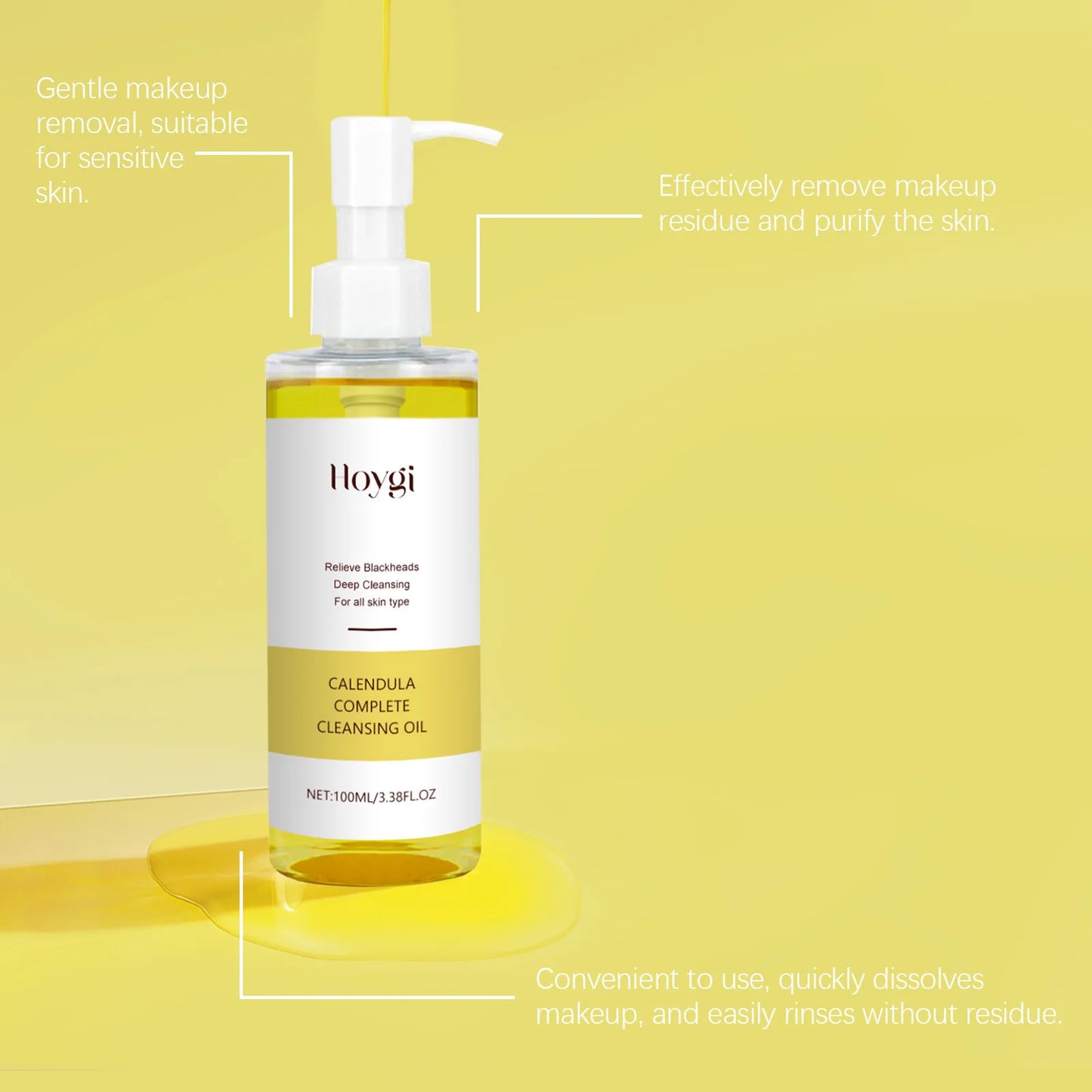 Makeup Remover Lip Eye Lashes Cosmetic Removal Sensitive Skin Cleansing Oil Control Not Irritate Refreshing Face Cleansing Oil Peaceful Pleasures Health and Wellness