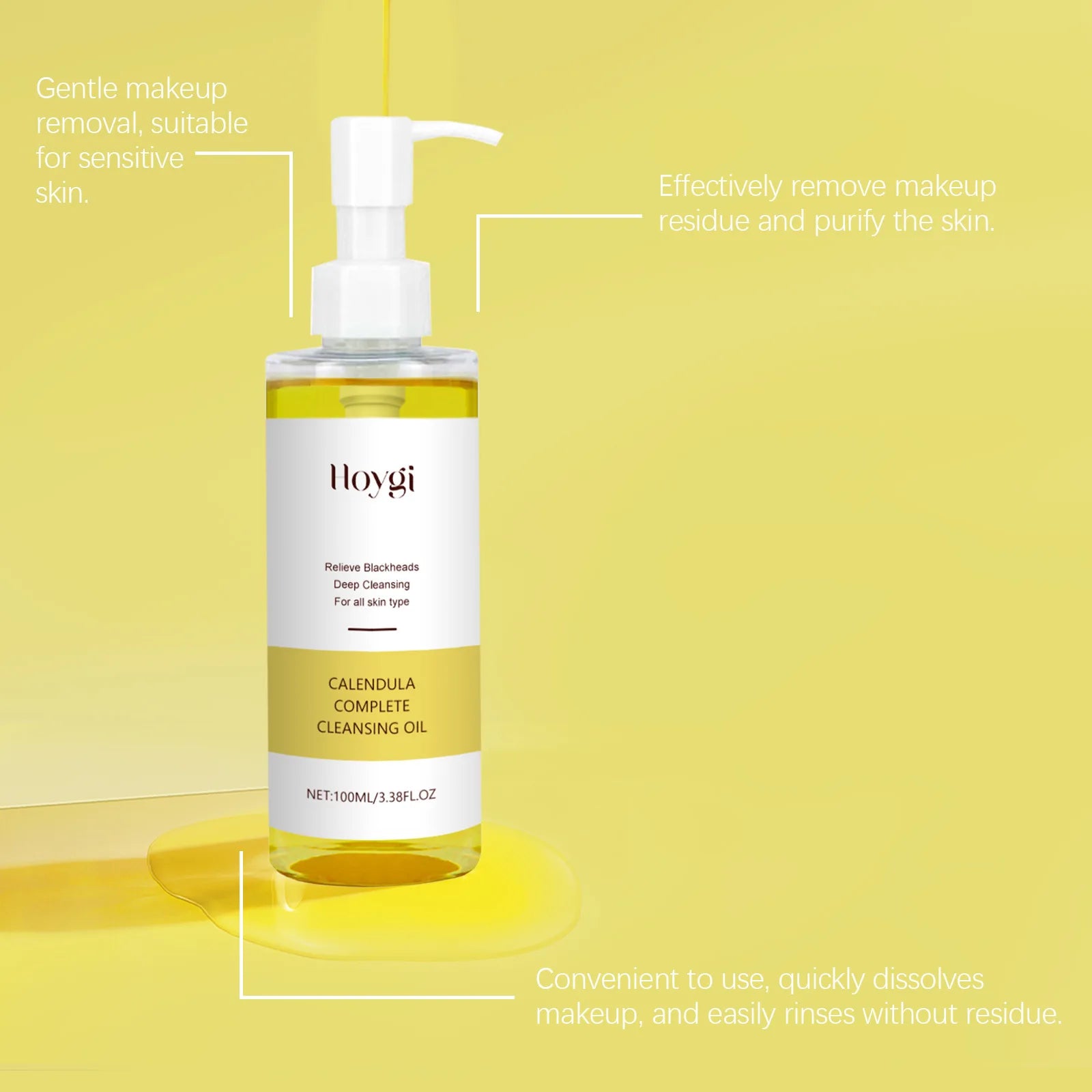 Makeup Remover Lip Eye Lashes Cosmetic Removal Sensitive Skin Cleansing Oil Control Not Irritate Refreshing Face Cleansing Oil Peaceful Pleasures Health and Wellness