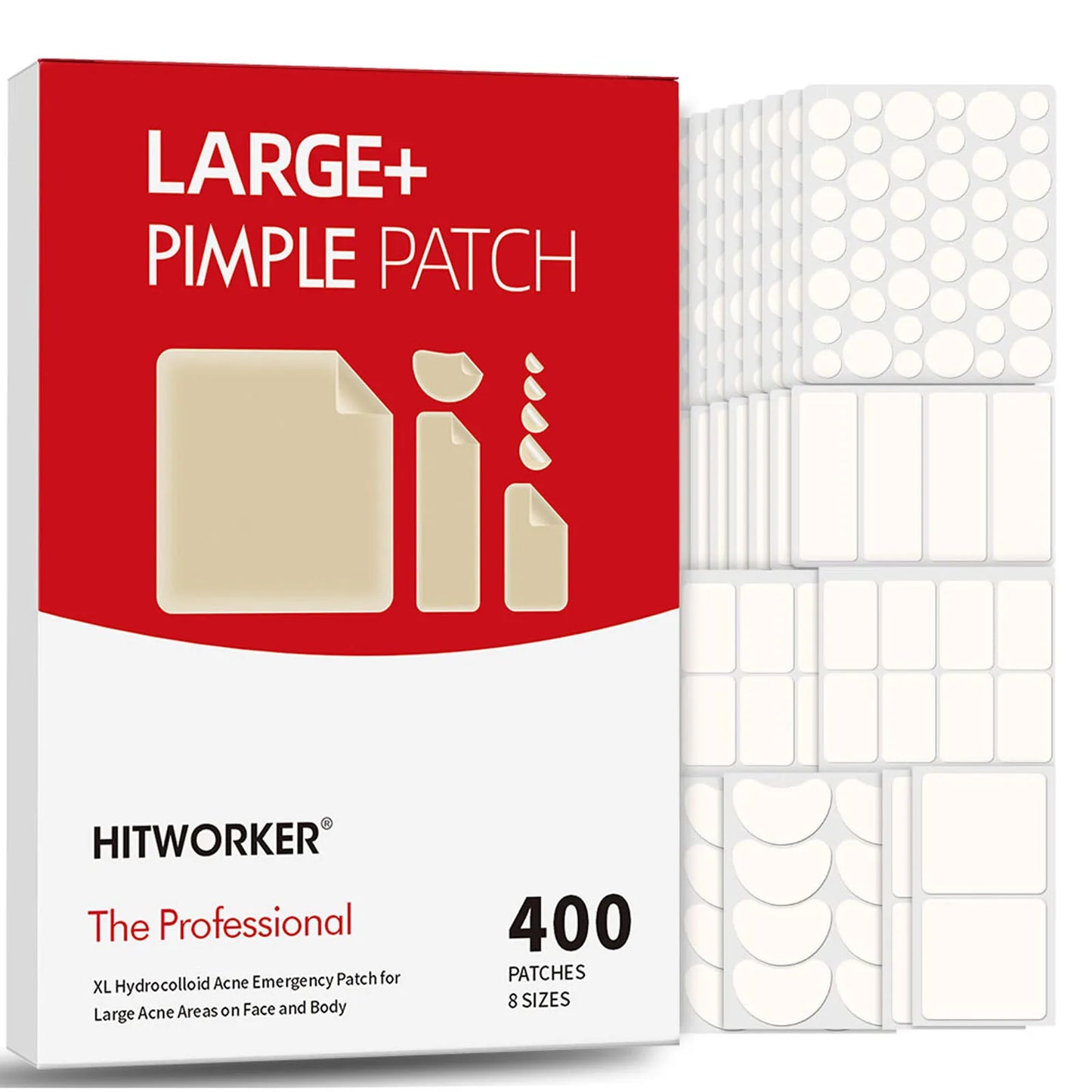 Invisible Waterproof Hydrocolloid Acne Patches – All Skin Types