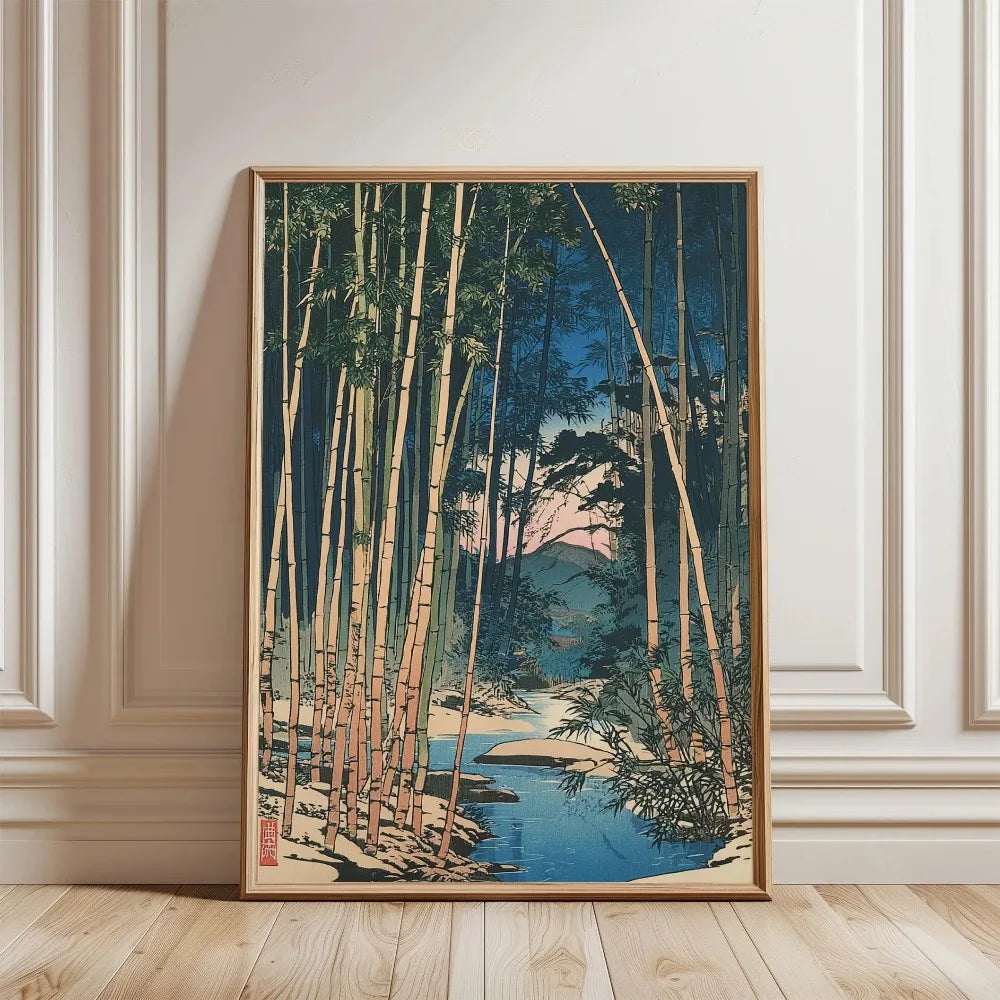 Japanese Tree Canvas Wall Art | Unframed Modern Print Canvas Wall Art Peaceful Pleasures Health and Wellness TL2746 50x70cm Unframed