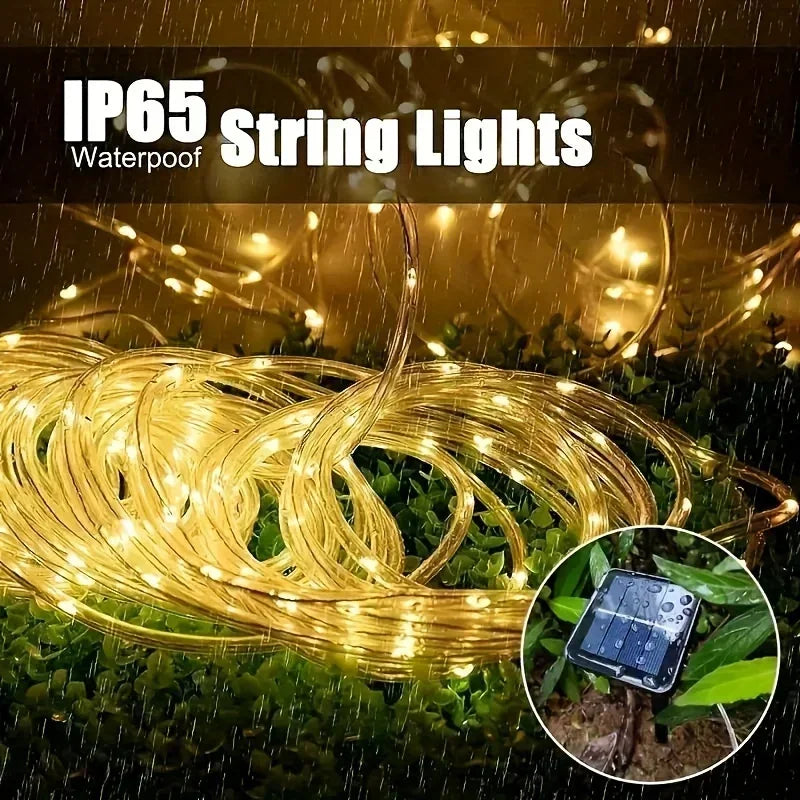 Solar LED Outdoor String Lights | IP65 Waterproof Fairy Garden Lamp