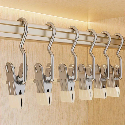 Metal Clothes Hanger Hook Organizer – 5 to 20 Pack Closet Hanger Organizer Peaceful Pleasures Health and Wellness