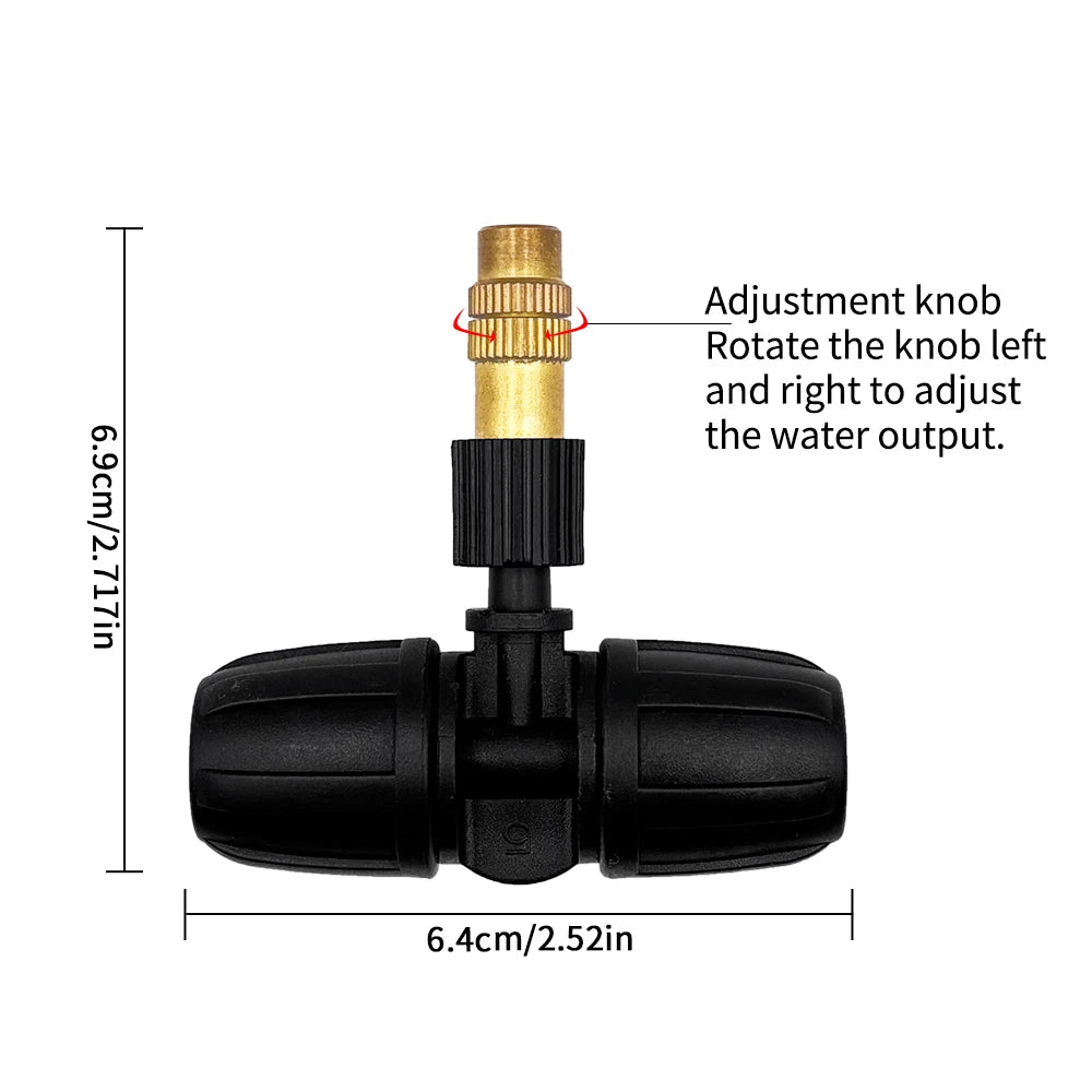 5pcs Automatic Watering System Gardening Watering Timer Nozzle Household Atomizing Nozzle Plant Spraying Spray Dust Reduction Peaceful Pleasures Health and Wellness