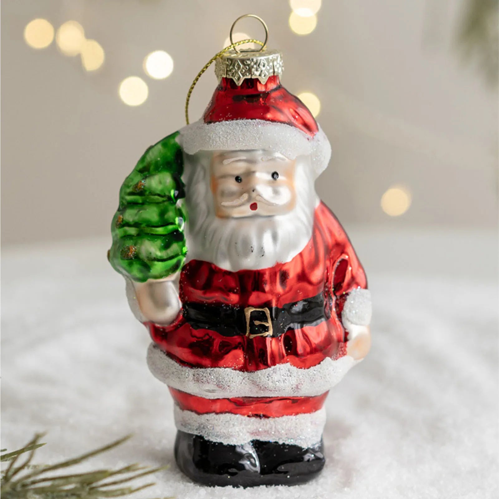Mini Christmas Glass Pendant Snowman Santa Claus Christmas Tree Pendant for Christmas Tree Holiday Western Decor Peaceful Pleasures Health and Wellness