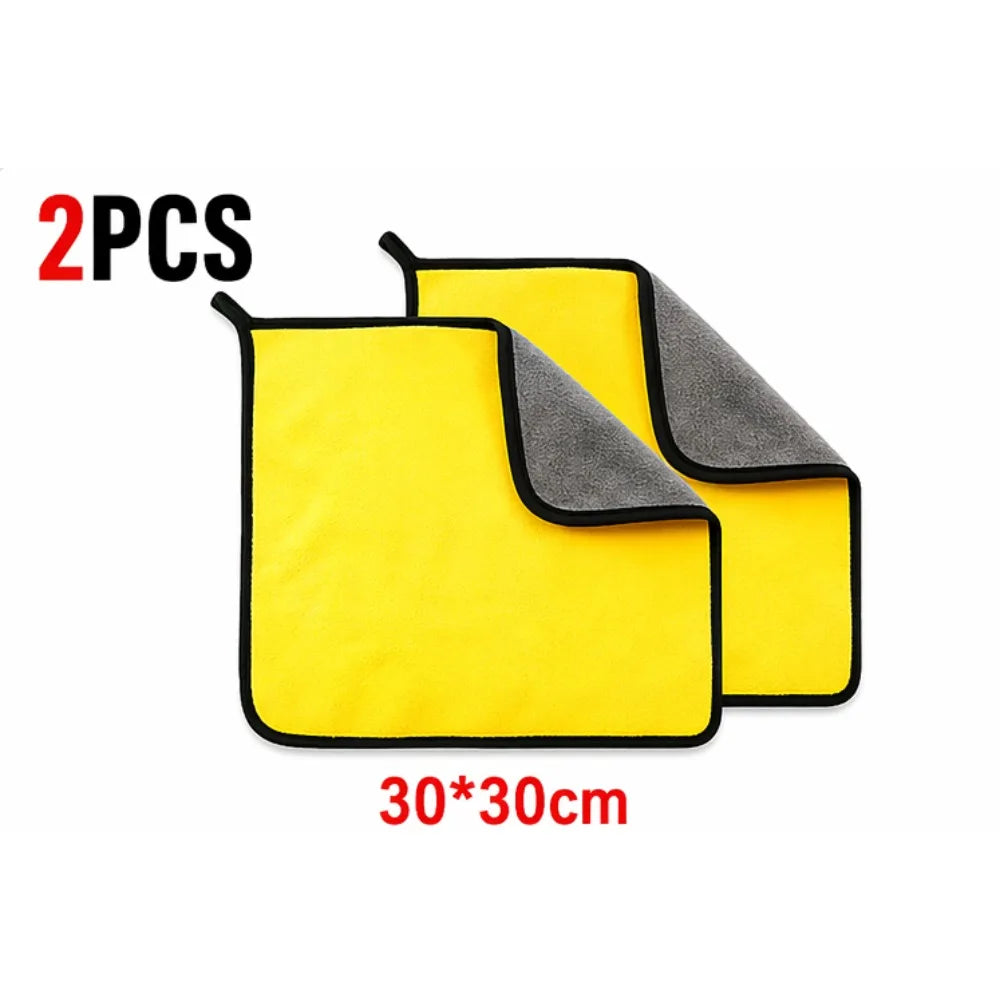 Microfiber Cleaning Towels – Quick-Dry Cloths for Car & Kitchen