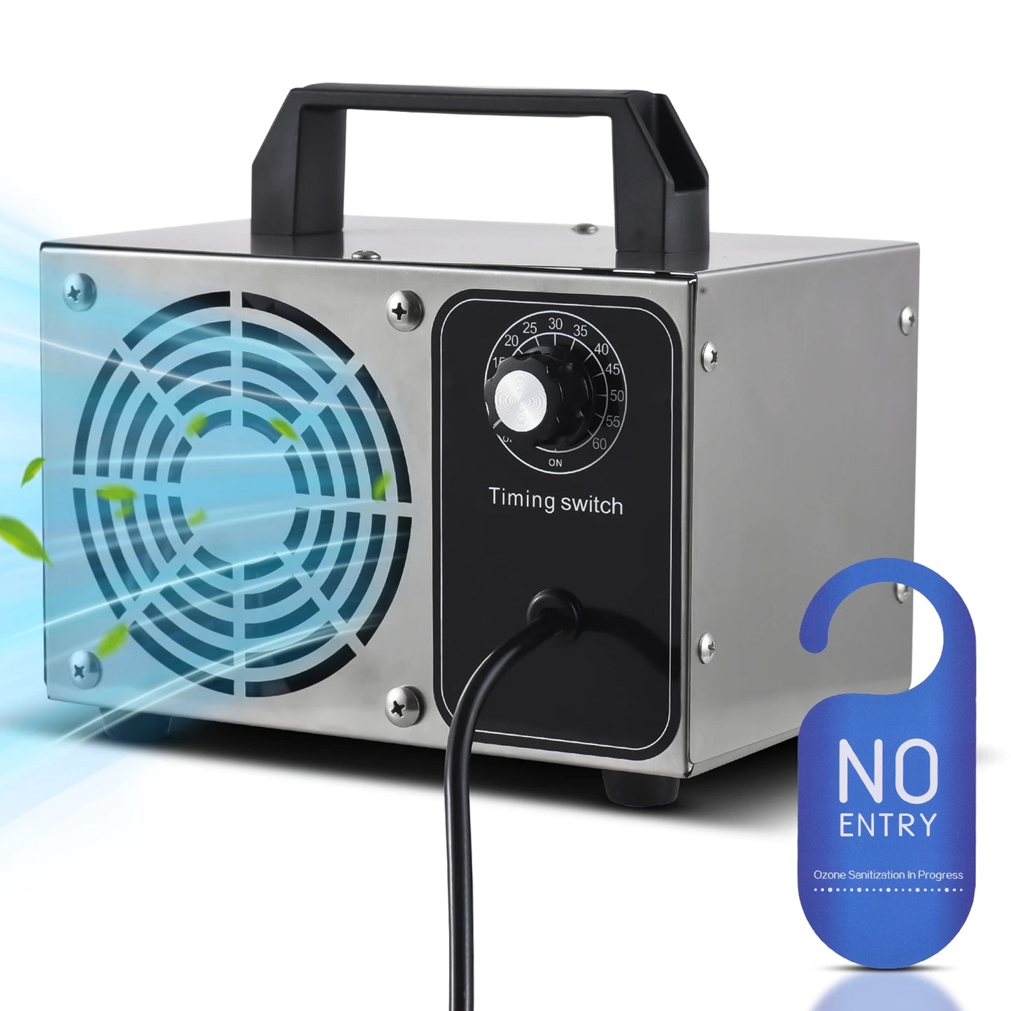Ozone Generator Stainless Steel Machine Odor Removal Ionizer Air