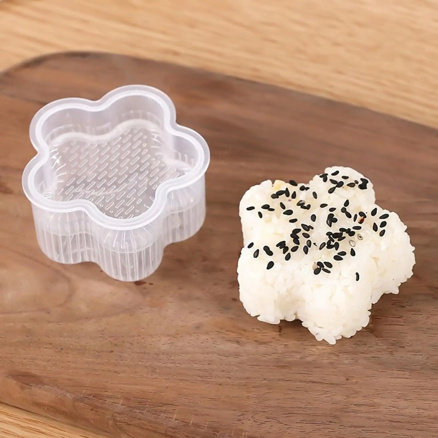 8-Piece Sushi Mold Kit – Rice Ball & Onigiri Press Maker
