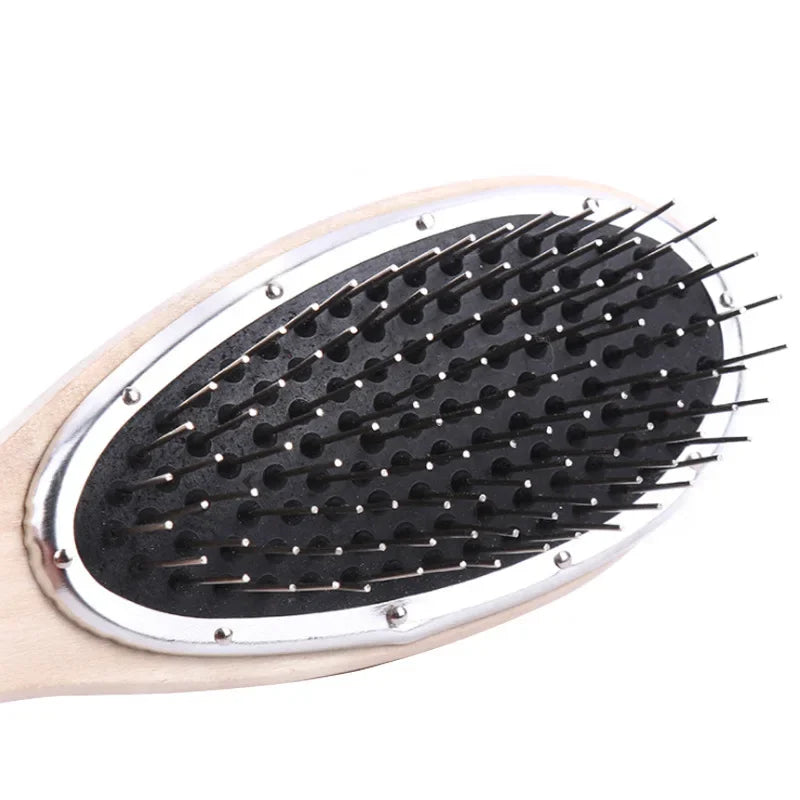 1pc Professional Brush For Wig Anti Static Steel Comb for Tangle Hair Extensions Training Salon Tools Peaceful Pleasures Health and Wellness