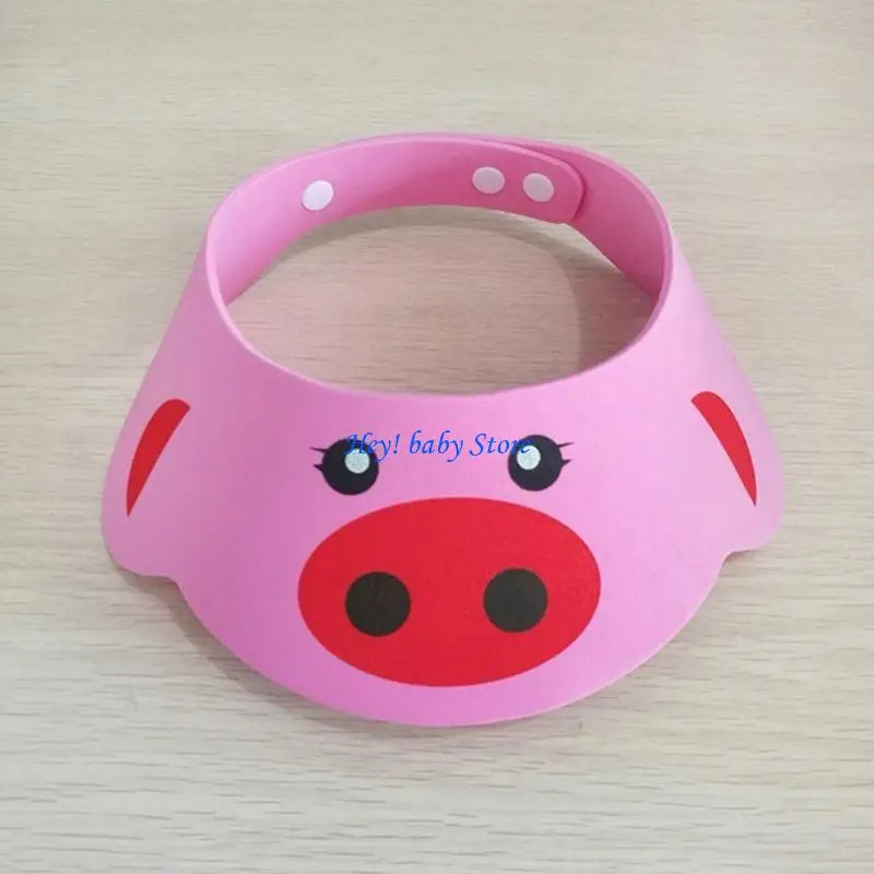 Kids Waterproof Shower Cap with Ear Protection | Adjustable EVA