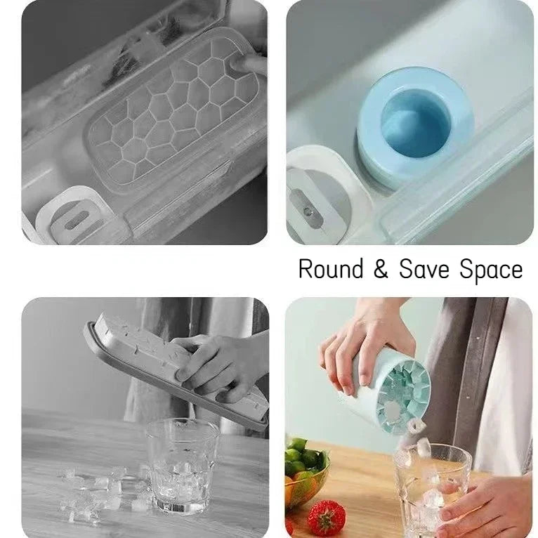Silicone Ice Cube Mold Bucket Bar Kitchen Accessories Pieces Home Summer Beer Cooling Tools Maker Gadgets Dining Garden Peaceful Pleasures Health and Wellness