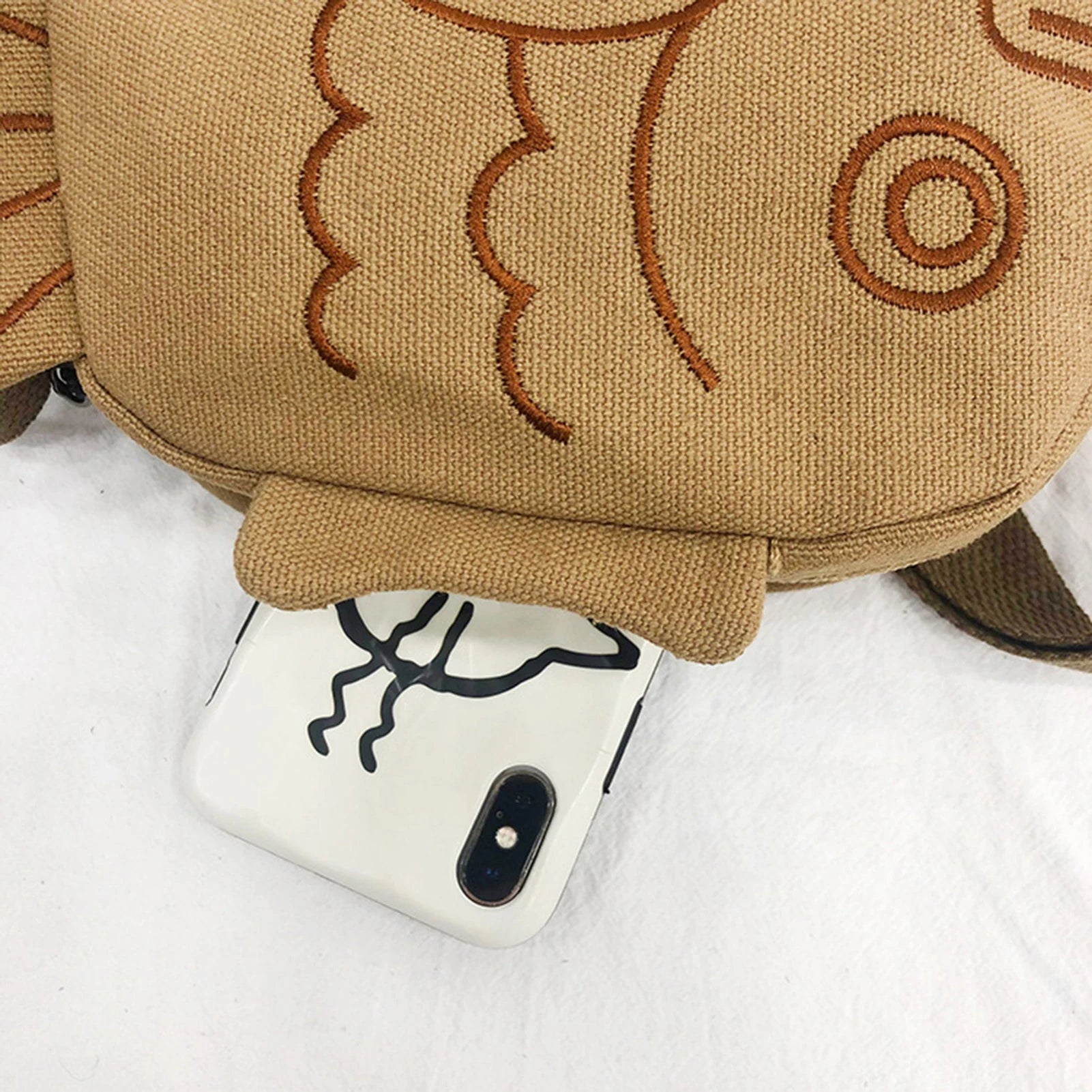Kawaii Ugly Cute Fish Crossbody Bag Exquisite Creative Sling Bag Crossbody Purse for Daily Use & Gift Peaceful Pleasures Health and Wellness