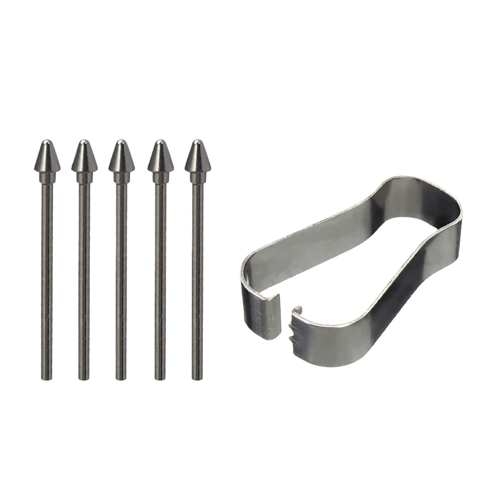1 Set ( 5 Nib + 1 Removal Tweezer ) For Samsung Galaxy Tab S11/Tab S11 Ultra Touch Stylus S Pen Metal Nib With Removal Tweezers Peaceful Pleasures Health and Wellness