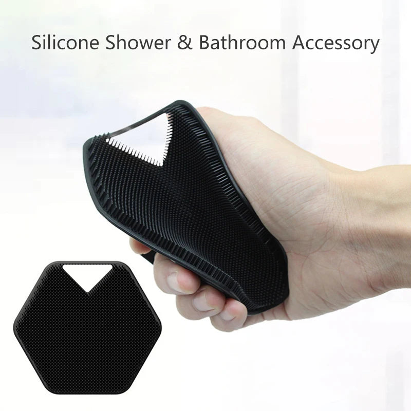 Silicone Body Scrubber with Handles | Exfoliate & Deep Clean