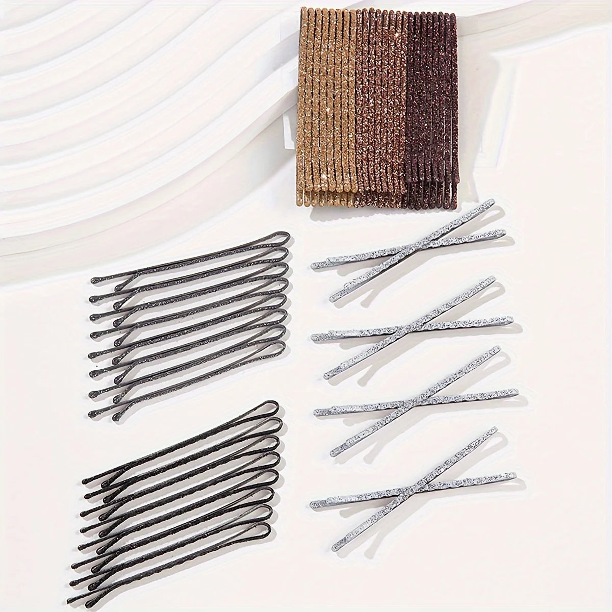 24pcs Sparkly Glitter Bobby Pins – Alloy Hair Pins for Women Peaceful Pleasures Health and Wellness