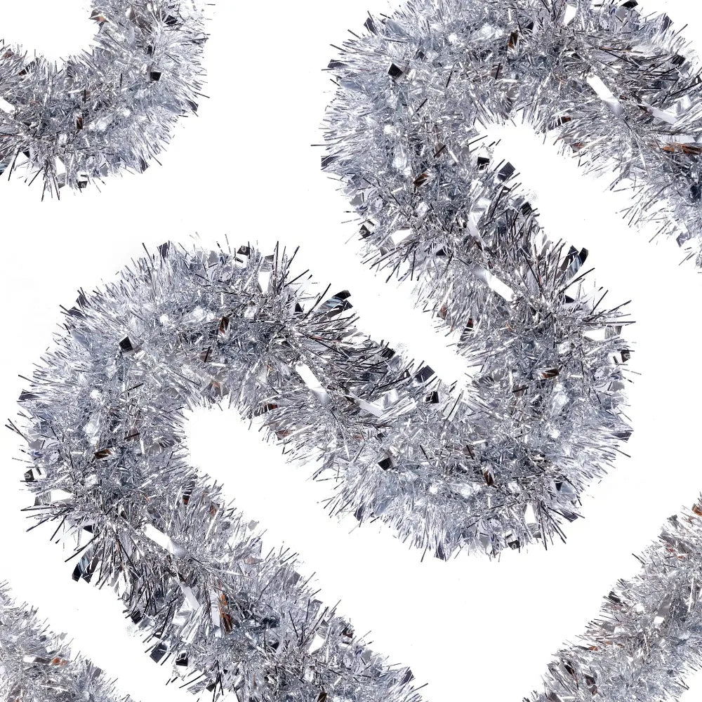 2M Colorful Tinsel Garland Strip – Christmas & Party Décor