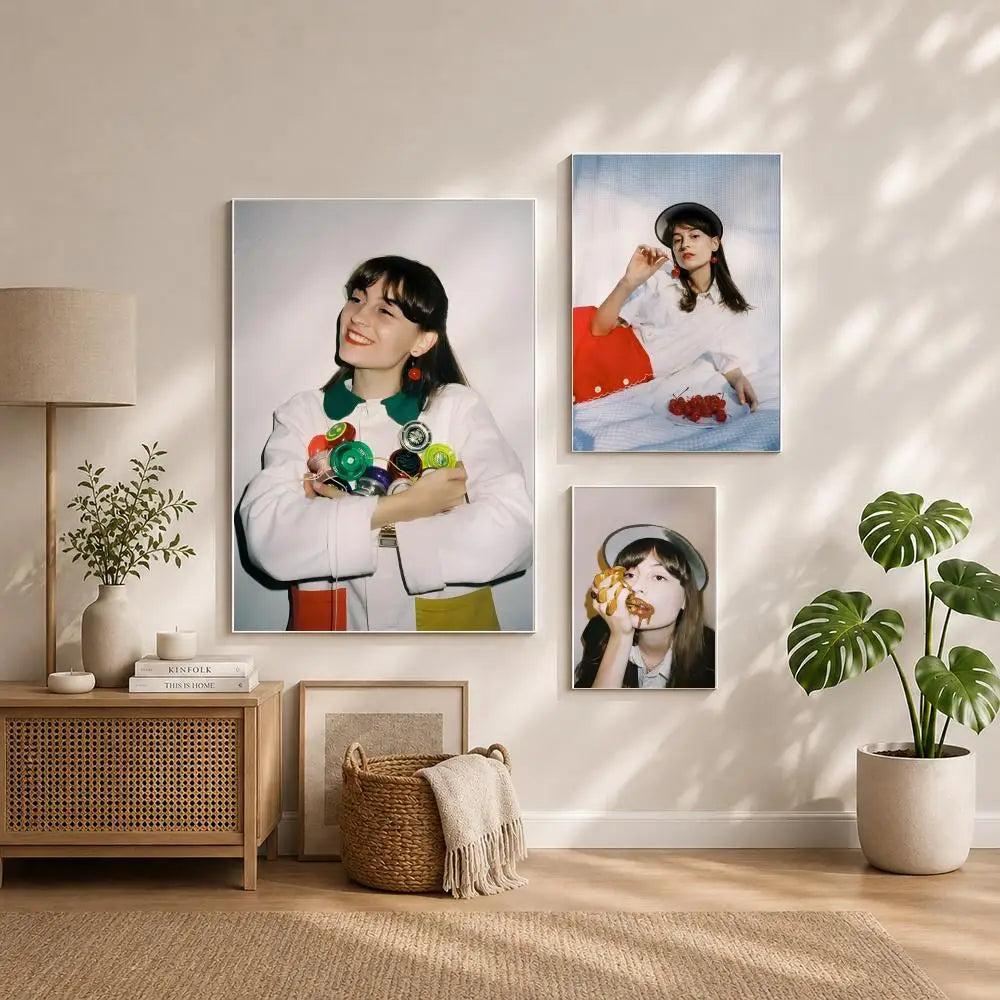 Singer F-Faye WebsterS Poster HD Self Adhesive Waterproof Wall Art Ideal for Home Office Dorm Bedroom Great Gift Peaceful Pleasures Health and Wellness