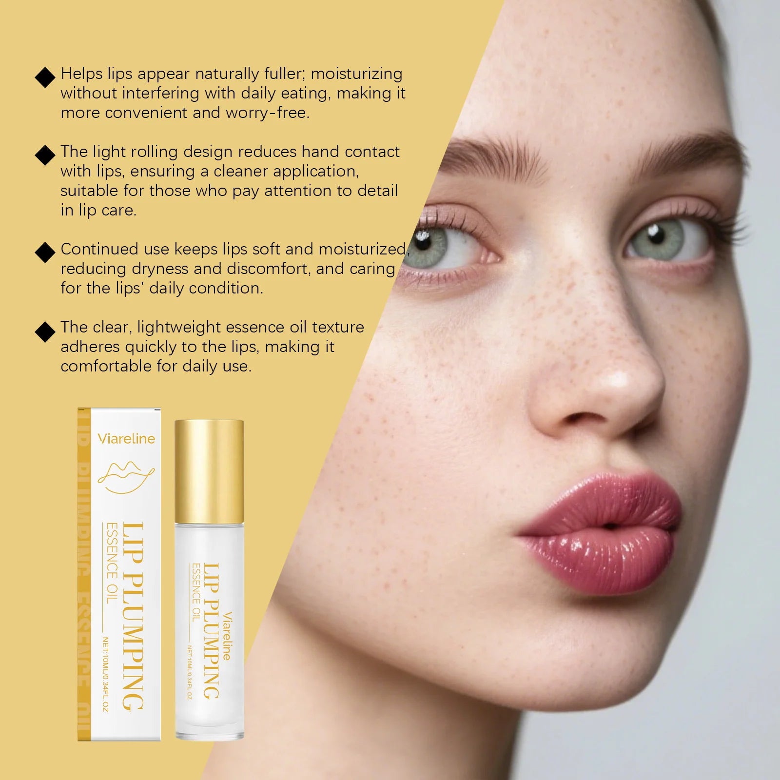 Lip Plumping Essential Oil Nourishing Remove Dead Skin Reduce Wrinkles Exfoliating Smoothing Soft Sexy Lip Care Lip Gloss Serum Peaceful Pleasures Health and Wellness